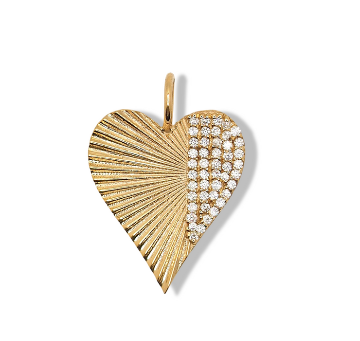 Sunrise Diamond Pendant - Large Size